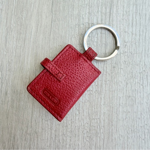 Coach Photo Frame Red Pebbled
Leather Keychain - Picture 2 of 6